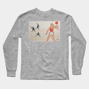 Dodgeball Battle Long Sleeve T-Shirt